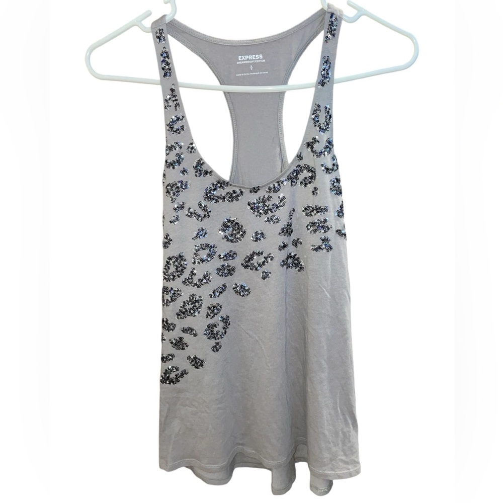 NWT Express Gray Tank Top (S)